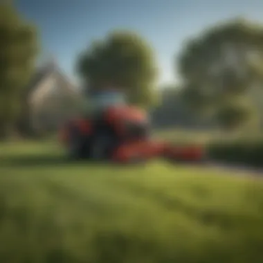 Efficient Grass Collection with Yard Machine Bagger A Yard Machine bagger collecting grass clippings