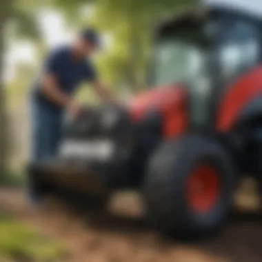 Essential Maintenance Tips for Yard Machine Baggers Maintenance tips being applied to a bagger