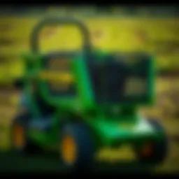 Innovative design of zero turn dump cart showcasing engineering features